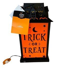 Hyde & Eek Lantern Halloween Pumpkin Trick Or Treat Battery Operated New Holiday